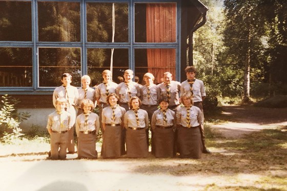 1983 - Group Venture Scout photo prior to trip to Sweden