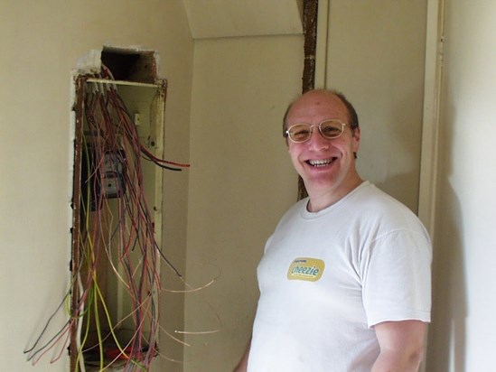 August 2003 - Rewiring the new house
