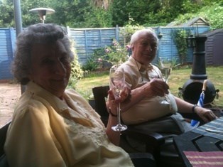 Mum and Dad 23 July 13 Mum's 87th Birthday