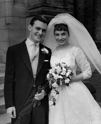 Anne & Gordon's wedding 1962