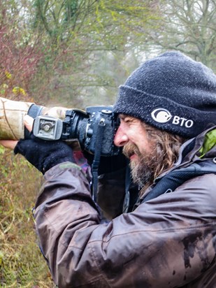 Steve with his long lens