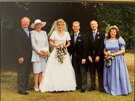 Kerry as Bridesmaid at Ann and Paul’s Wedding