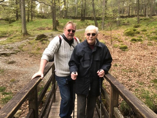 Duncan and Dad in the Lake District