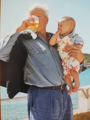 With Jess, in Mallorca 1997