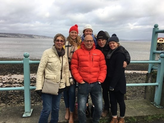 Family holiday to visit Granny and Grandad in Swansea