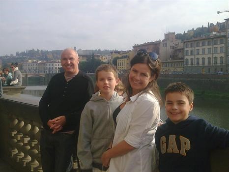 The family in Florence