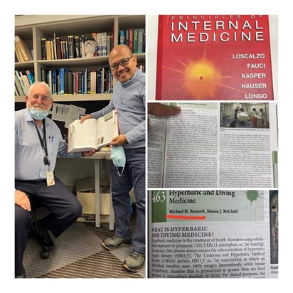 An icon to the Hyperbaric Medicine specialty. Such an opportunity to tag along with you for a Month (Aug 2022) ! Great Guy, Great Mentor! Dr Mike you will be sorely missed! - Jeff SPMC (Davao City, Philippines) Hyperbaric team