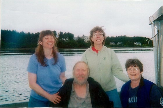 Chris With Grandpa Gene, Aunt Danine and Aunt Carole