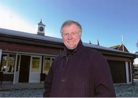 Steve Outside His Beloved Edgworth Cricket Club