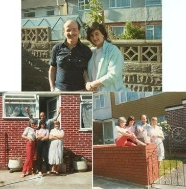 Pedro and family at their home in Swansea