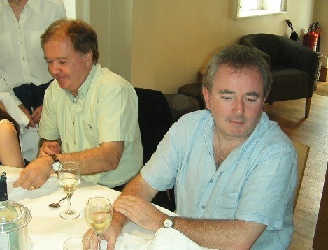 Ian with brother, Paul, 2006