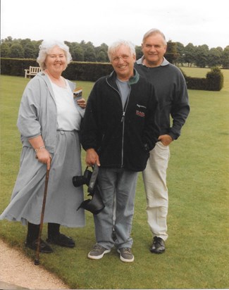 Ron with Christine & Roger