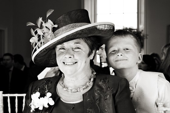 Margaret and her eldest grandson Jacob