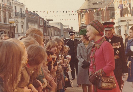 Opening of South Holland Centre, October 1974 (Lincs Free Press)