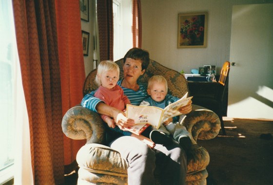 Grandma with the twins 2000?