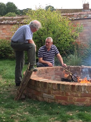 Firing up the Potjie Meal September 2018