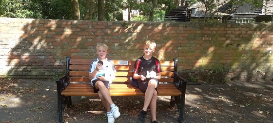 Will and Harry. Ice cream time!