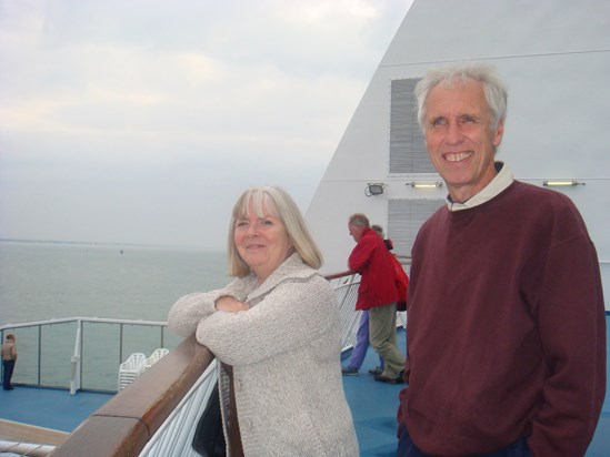 Happy memories of a holiday in Normandy with Allan and Trisha - from Diana and Malcolm
