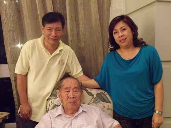 Poh Choo & Ah Tan with Ah Kong