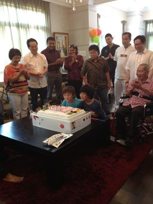 96th Birthday at home