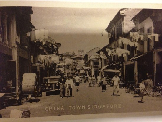 China Town Singapore during the 1930s