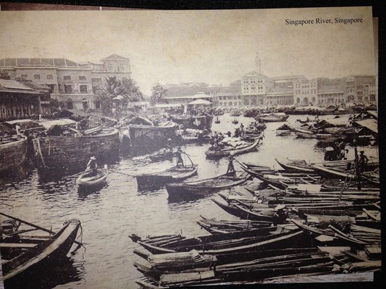 Singapore River in the 1930s