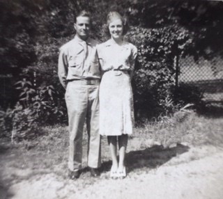 Brother Wendell and Eva - World War II