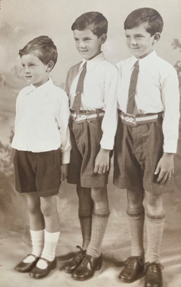 John , Dick & Tom in school uniform