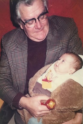 Tom & First grandchild Eve 