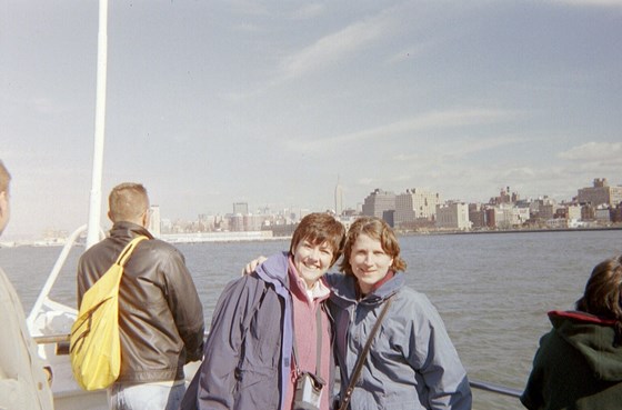 Boat trip around New York 2003  (with Susan Johnson)