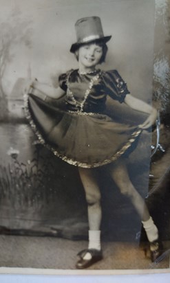Mum in her dancing outfit