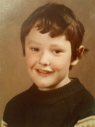 martin age 4, a beautiful smile.