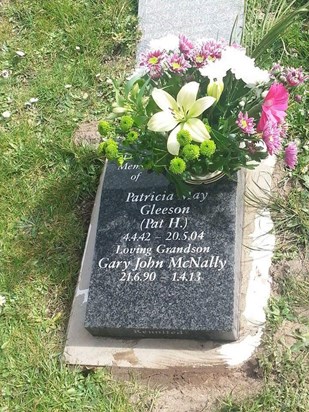 Final resting place with nan who adored him