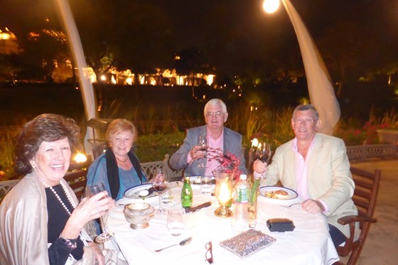 2014- The last Dinner on our India Adventure - A trip we will remember always with great affection