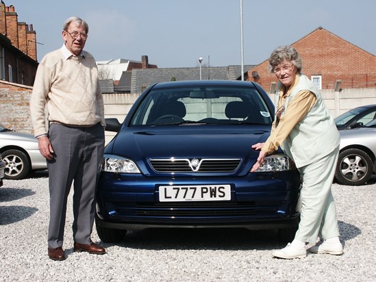 L777 PWS -  Dad & Mum with 'the van' when it was NEW!