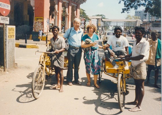 Madras (Chennai) by cycle rickshaw