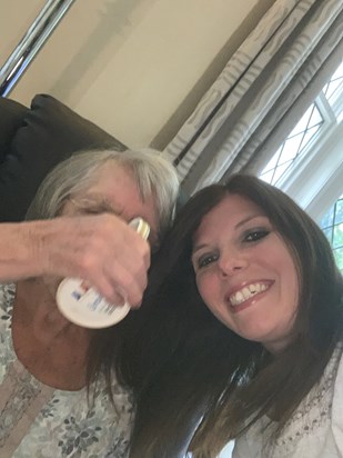 Really did love a cuppa....in the last ever picture of me with her  