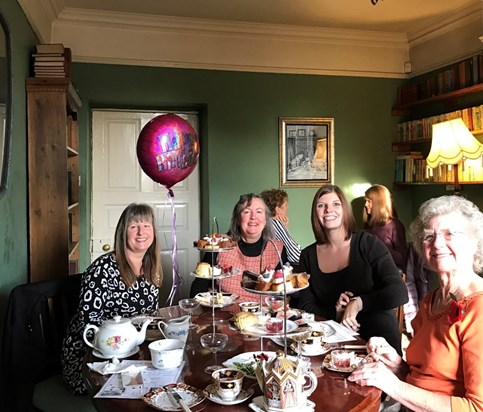 Afternoon tea at Crook Hall for 86th