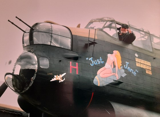 Lancaster MkVII NX612 "Just Jane" 14th Sept 2014.
