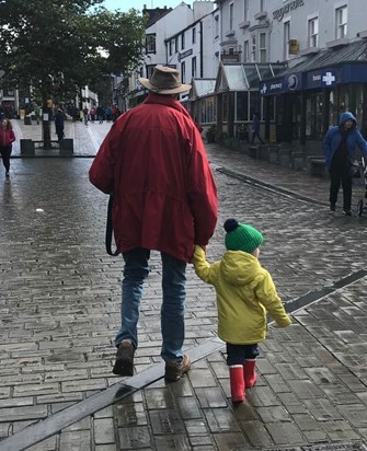 Alex & Grandpa in Keswick