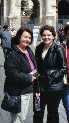 In Rome with mum