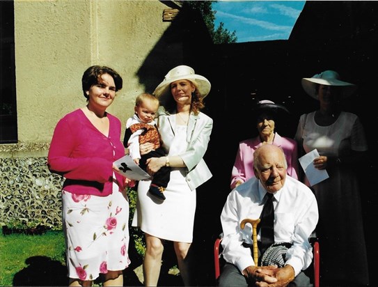 With Alison, Nan & Grandad- L&C's Wedding