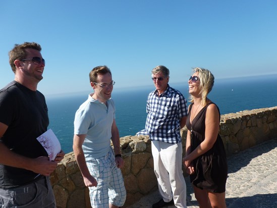 Steve and Anna, Jamie and Michael at Cabo da Roca