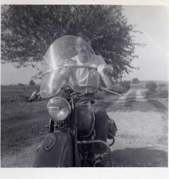 Dad on his Indian!
