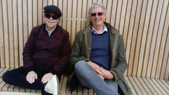Me and Alan at South Shields May 2017 - icognito with dark glasses - Stephen