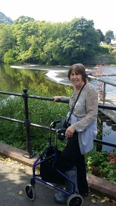 By the river in Llangollen 