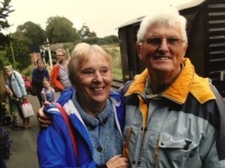 With Janet at the East Somerset Railway
