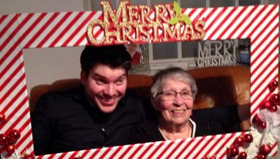 alex and grandma Dec 16