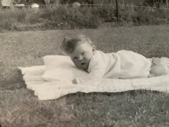 Rob as a baby