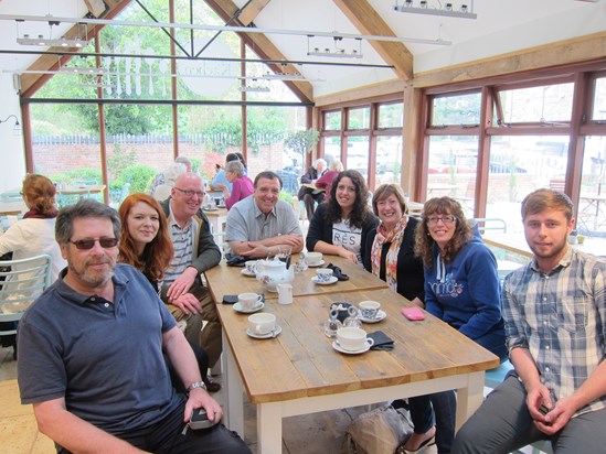 Family get-together Ludlow Food Centre 30/08/14